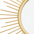 3 Pack Metal Mirrors for Wall Sunburst Wall Mirrors Home Dcor Decorative Hanging Wall Art for Living Room Bedroom