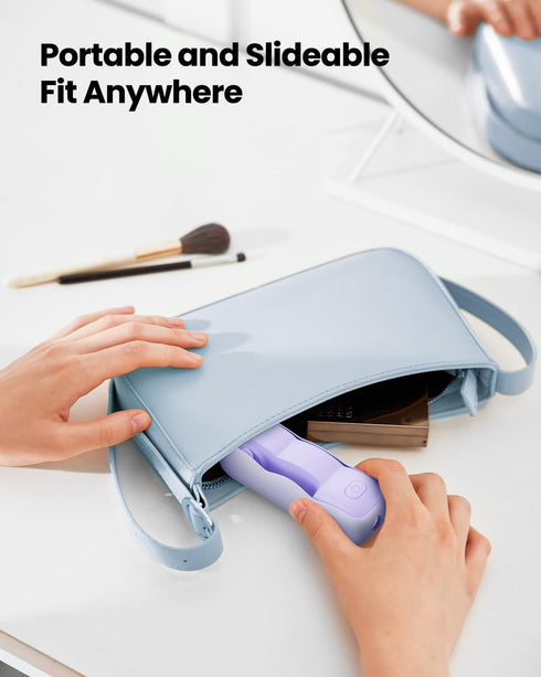 Gaiatop Portable Handheld Fan, Cute Clouds Mini Slide Fan, 3 Speed USB Rechargeable for Beach Travel Gifts for Women