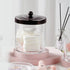 Premium Quality Plastic Apothecary Jars - Qtip Holder Bathroom Vanity Countertop Storage Organizer Canister Clear Acrylic for Cotton Swabs,Rounds, Balls,Makeup Sponges,Bath Salts / 2 Pack (bronze)