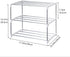 Closet (3-Tier, Jucaifu Stackable Small Shoe Rack, Entryway, Hallway and Space Saving Storage and Organization White)