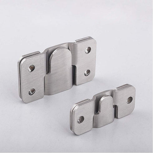 LIKERAINY Heavy Duty Large Metal Flush Mount Brackets - Sectional Interlocking Connector for Furniture, 20 Pairs