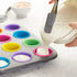 Utoolmart Silicone Cupcake Cups, Reusable Non-stick Baking Liners for Party Halloween Christmas, Green 5 Pcs