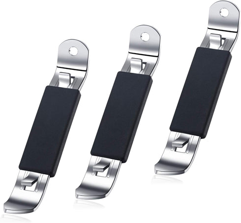 3 Pieces Magnetic Bottle Openers, Classic Beer Opener, Stainless Steel Small Bottle Opener with Magnet for Camping and
