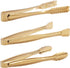 Gold Plated Mini Serving Tongs Set, 6-Inch Stainless Steel Appetizers Tongs, Set of 6