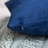 MIULEE Velvet Pillow Cover, Soft Luxury Decorative Throw Pillow Cover, 12x20 Inch Dark Blue for Couch Sofa Bedroom