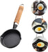 HOMSFOU Mini Omelet Pan, Non Stick Marble Frying Pan for Cooking Eggs, Small Nonstick Earth Cookware