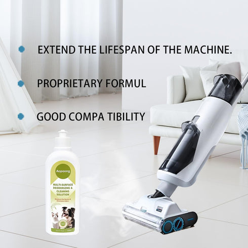 Multi-Surface Floor Cleaning Solution | Household Floor Cleaner for All Robot Vacuums, 16.9Fl Oz/500ML