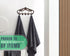 Cast Iron Wall Mounted Hanger, Vintage Design with 5 Hooks for Keys, Towels, Robes, 12.6x5.9, Brown