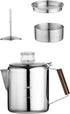 2-6 Fox Run Rapid Brew Stainless Steel Stovetop Coffee Percolator, Cup