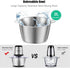Electric Meat Grinder, 2L Stainless Steel Food Processor, 350W Meat Blender, 4 Sharp Blades, 8 Cups for Vegetables