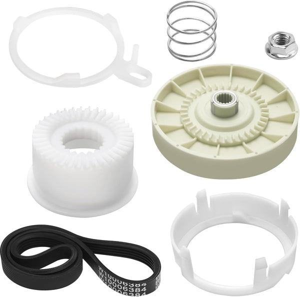 W10721967 Washer Pulley Clutch Kit - Fit for Whirlpool Kenmore Maytag Washing Machines, Replaces W10006384