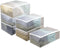 Set of 6 Large Clear Clothes Storage Bags, Thicken Organizer Bins for Blankets, Sheets, Quilts, and Folded Clothes