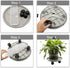 10 Inch 10.4" 110 Lbs, 2 Pack Plant Caddy with Wheels & Water Container, Round Plant Tray with Water Drawer, Rolling