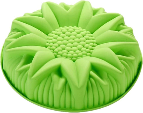 9.8'' Sunflower Birthday Cake Mold Silicone Baking Molds for Party Cake, Dessert, Tart, Pie, Flan