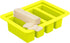 Butter Molds Large 4 Cavities Silicone Butter Mold - Pudding & Jello Shot Mold with Lid (Yellow)