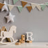 2 7.75 Oudain Pcs Pennant Banner Flags Nursery Garland Triangle Bunting Flags Playroom Wall Decor Banner for Nursery