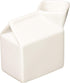 HIC Kitchen Milk Carton Creamer - Fine White Porcelain, 6-Ounces