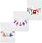 3 PCS White Embroidered Tea Towels, Napkins for Kitchen & Pantry, Baking Sourdough, Housewarming Gift