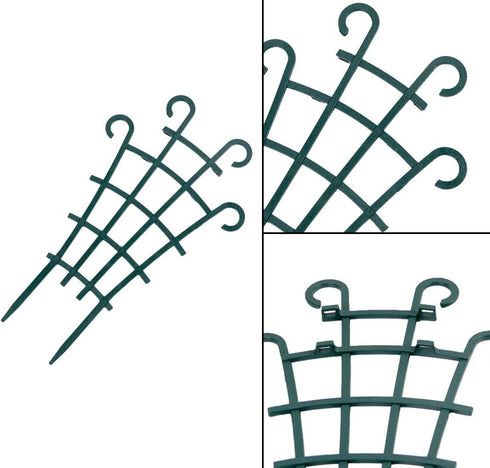 UWIOFF 12 Pack Trellis for Potted Plants, Garden Trellis for Climbing Plants Plastic Mini Climbing Plant Trellis Flower