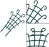 UWIOFF 12 Pack Trellis for Potted Plants, Garden Trellis for Climbing Plants Plastic Mini Climbing Plant Trellis Flower