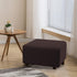 Flamingo P High Elasticity Furniture Protector Stretch Jacquard Universal Ottoman Cover, Easy Fitted Oversized Storage