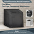 Ice Maker Cover, Universal Waterproof Shield for Rice Cooker, Bread Machine, Other Countertop Appliances, Black