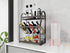 Countertop, Buruis Paper Towel Holder for Metal Standing Paper Towel Dispenser with U-Shape Handle and Stable Base