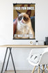 Trends International Grumpy Cat - Fun Wall Poster, Premium Poster & Clip Bundle, 22.375" x 34"