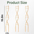 3PCS Yohsnor DNA Plant Trellis Indoor and Outdoor - Lightweight Metal Trellis for Potted Plants, Hoya & Pothos Climbing