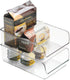iDesign BPA-Free Plastic Freezer and Fridge Organization Bin, 11" x 7" x 3.5", Clear