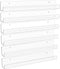 upsimples 6 Pack Clear Acrylic Shelves, 1.7" x12" Clear Wall Shelves for