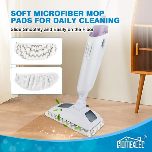 HOMEXCEL Steam Mop Replacement Pads, Compatible with Bissell Powerfresh 1940 1806 1440 1544 Series, 4 Pack