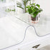 Furniture Protective Cover Dining Kitchen Table Protector Eco Thick Clear Plastic Tablecloth Coffee End Desk Table Countertop Pad Easy Clean Mat Wipeable Waterproof PVC Vinyl Rectangle 30" x 30 Inch