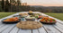 Handmade Wooden Trivet for Hot Dishes, Plates & Pots Holder, Rustic Decorative Carvings, 8 Inches for Kitchen & Dining