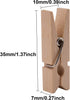 320 Feet Jute Twine and 100 Mini Natural Wooden Craft Clothespins Pegs Clips