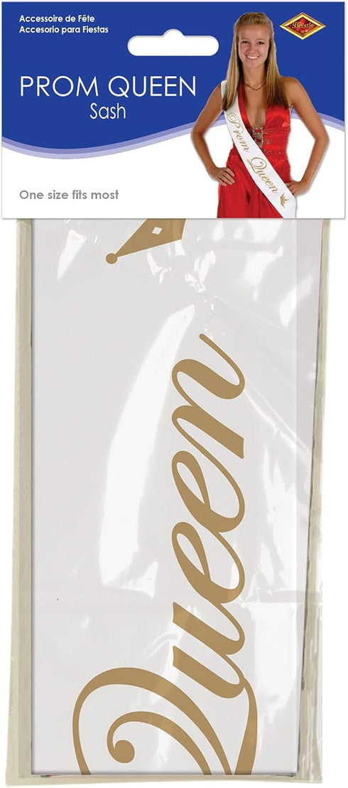 Beistle Prom Queen Satin Sash