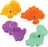 R&M Dinosaur Cookie Stamper, Baby Dinosaur, T-Rex, Stegosaurus, Triceratops, Brontosaurus, 2 Inch, 4 Piece Set