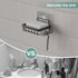 2 Adhesive Soap Bar Holder for Shower Wall, Self Draining Soap Dish Container Caddy Saver with Hooks for Razor Loofah