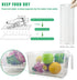 Fridge(3 Pack)- 4.5L SILIVO Lettuce Keeper for Vegetable Storage Containers for Refrigerator with Drain Tray Keep Fresh