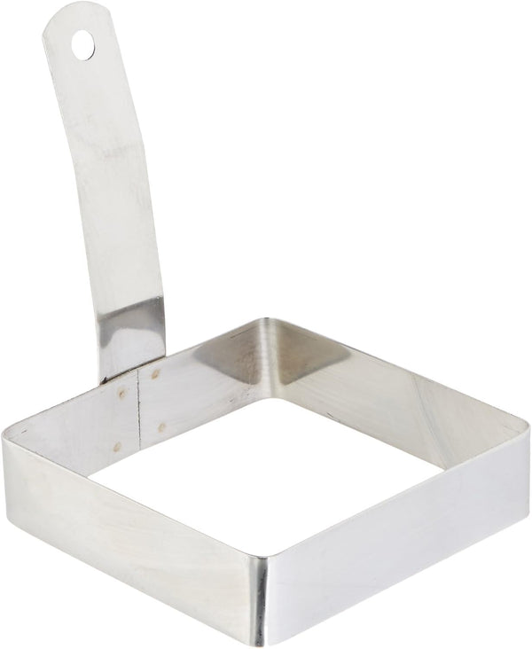 Winco 4-Inch Medium Square Egg Ring, Stainless Steel