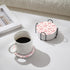 AIENAU 6Pcs Set Ceramic Coasters with Holder, Absorbent Drink Coasters, Coffee Cup Coaster,Round Ceramic Table Coasters