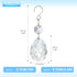 20Pcs 3Inch Crystal Prisms Windows Hanging Ornament Bauhinia Beads Chandelier Crystals Replacement for Birthday Wedding