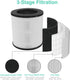 Air Purifier Replacement Filter for D09 Air Cleaner, 3-in-1 True H13 HEPA Filter, 1 Pack
