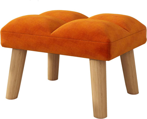YMYNY Footstool, Small Ottoman Stool Chair, Modern Padded Sofa Seat Foot Rest