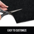 GORILLA GRIP LeakGuard Non-Adhesive Under Sink Mat - Waterproof Quick Dry Shelf Liner for Kitchen Cabinet, 24x24 Black