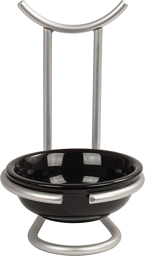 FitWell Ceramic Spoon Rest with Upright Utensil Holder, Heat Resistant Cooking Utensil Holder for Stovetop & Countertop