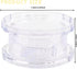 Turutu Transparent Manual Garlic Twist, Multi-Functional Mincer & Grinder for Garlic, Onion, Ginger, Herbs, Nuts