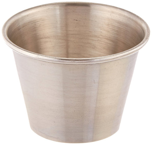 Tablecraft Stainless Steel Sauce Cup - 2.5 Oz.