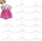 60 Pack Doll Clothes Hangers,18 inch Doll Clothes Hangers, Doll Hangers for