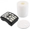 JJSS Filters for Shark Vacuum, Replacement HEPA Filter & Foam for Lift-Away 500 Series NV500 NV501 NV502